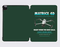 Thumbnail for DJI Matrice 4D design on dark green ipad tablet case