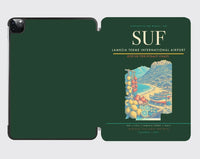 Thumbnail for Lamezia Terme International Airport (SUF) design on dark green ipad tablet case