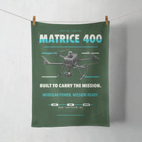 Thumbnail for DJI Matrice 400 design on dark green towel