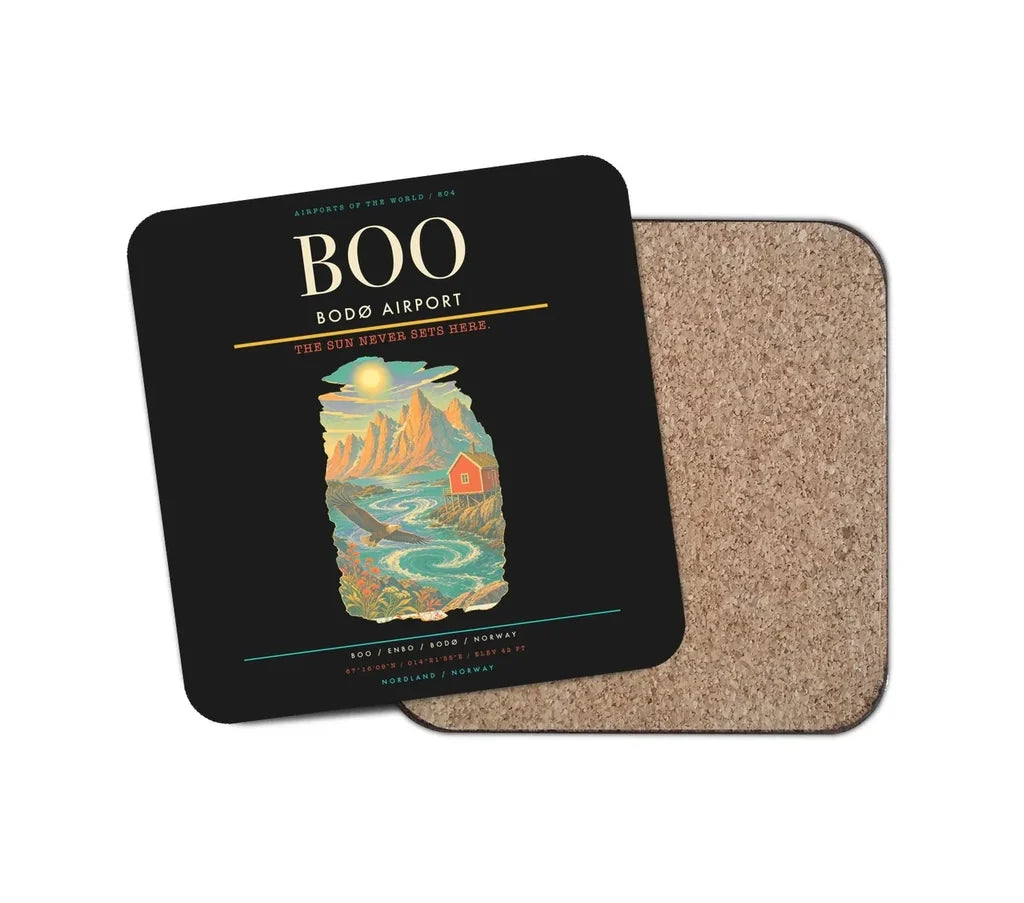 Bod Airport BOO Coaster 1-Piece - Black