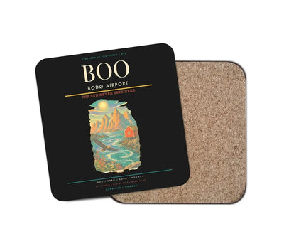 Bod Airport BOO Coaster 1-Piece - Black
