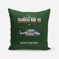 Thumbnail for HAL ALH Dhruv Mk III design on dark green pillow