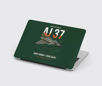 Thumbnail for Saab AJ 37 Viggen design on dark green MacBook case