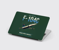 Thumbnail for F-104C Starfighter design on dark green MacBook case