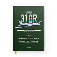 Thumbnail for Cessna 310R design on dark green notebook