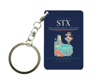 Thumbnail for Henry E. Rohlsen Airport (STX) design on navy blue key chain