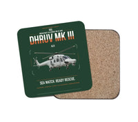 Thumbnail for HAL ALH Dhruv Mk III design on dark green 1 piece coaster