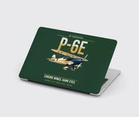 Thumbnail for Curtiss P-6E Hawk design on dark green MacBook case