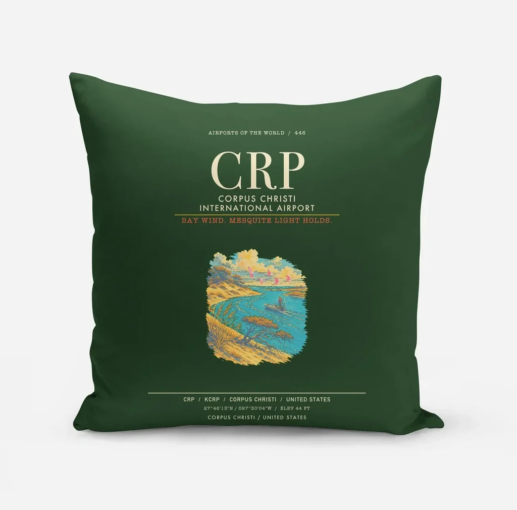 Corpus Christi International Airport CRP - Dark Green