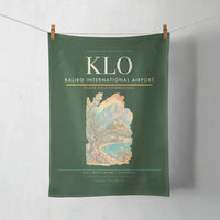 Thumbnail for Kalibo International Airport (KLO) design on dark green towel