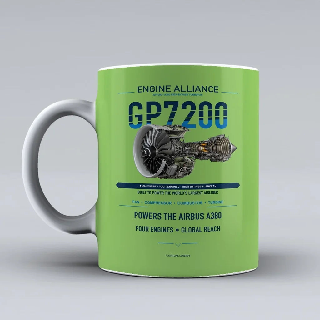 Mug design on light green gp7200