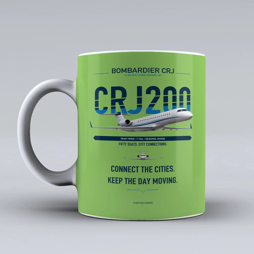 Mug design on light green crj200
