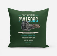 Thumbnail for PW1500G design on dark green pillow