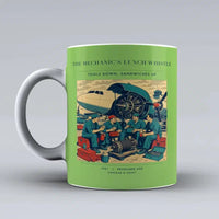 Thumbnail for VINTAGE G4452 - The Mechanic's Lunch Whistle - Ceramic Mug design on lightgreen