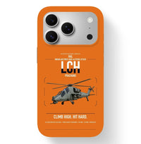 Thumbnail for HAL LCH Prachand design on orange magsafe iphone case, for iPhone 17 Pro