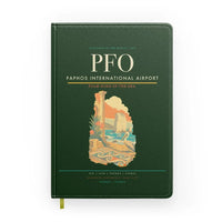 Thumbnail for Paphos International Airport (PFO) design on dark green notebook