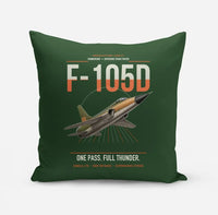 Thumbnail for F-105D Thunderchief design on dark green pillow