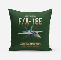 Thumbnail for F-A-18E Super Hornet design on dark green pillow