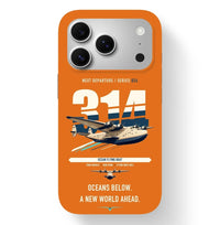 Thumbnail for Boeing 314 Clipper design on orange magsafe iphone case