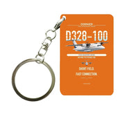 Thumbnail for D328-100 Key Chain design on orange key chain
