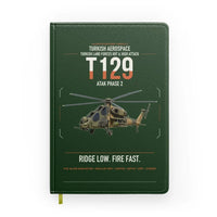 Thumbnail for Turkish Aerospace T129 ATAK Phase 2 design on dark green notebook
