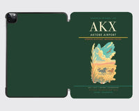 Thumbnail for Aktobe Airport (AKX) design on dark green ipad tablet case