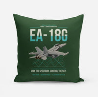 Thumbnail for EA-18G Growler design on dark green pillow
