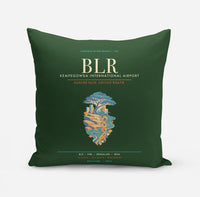 Thumbnail for Kempegowda International Airport Bengaluru BLR - Deccan Garden Silk Loom - Dark Green