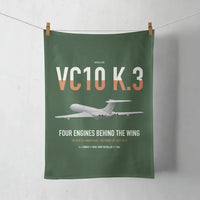 Thumbnail for Vickers VC10 K.3 design on dark green towel