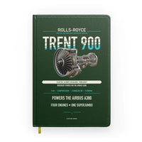Thumbnail for TRENT 900 design on dark green notebook