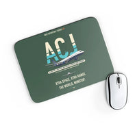 Thumbnail for Airbus ACJ350 / exact ACJ350-900 design on dark green rectangle mouse pad