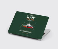 Thumbnail for Airbus H175 design on dark green MacBook case