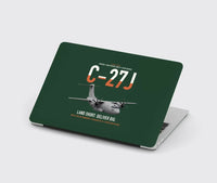 Thumbnail for C-27J Spartan design on dark green MacBook case