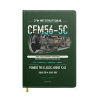 Thumbnail for CFM56-5C design on dark green notebook
