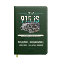 Thumbnail for 915 iS design on dark green notebook