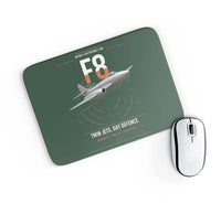 Thumbnail for Gloster Meteor F8 design on dark green rectangle mouse pad