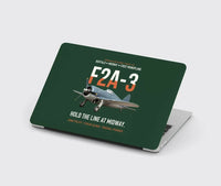 Thumbnail for F2A-3 Buffalo Hold the Line at Midway design on dark green MacBook case