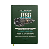 Thumbnail for JT8D design on dark green notebook