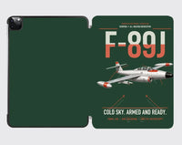 Thumbnail for F-89J Scorpion design on dark green ipad tablet case