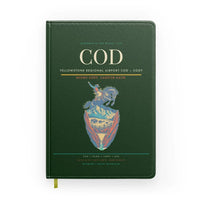 Thumbnail for Yellowstone Regional Airport (COD) design on dark green notebook