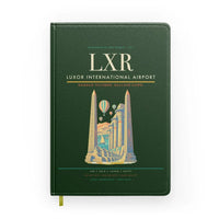Thumbnail for Luxor International Airport (LXR) design on dark green notebook