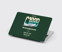 Thumbnail for Cessna A188B AgTruck design on dark green MacBook case