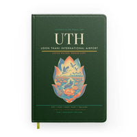 Thumbnail for Udon Thani International Airport (UTH) design on dark green notebook