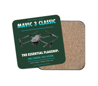 Thumbnail for DJI Mavic 3 Classic design on dark green 1 piece coaster