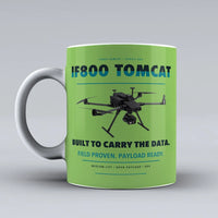 Thumbnail for Flight IF800 Tomcat Mug design on light green inspired
