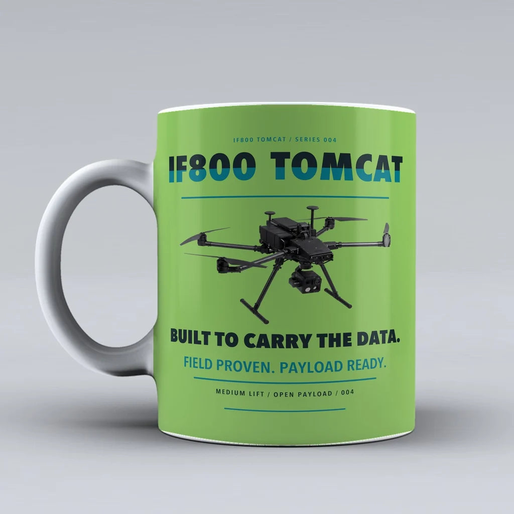 Flight IF800 Tomcat Mug design on light green inspired