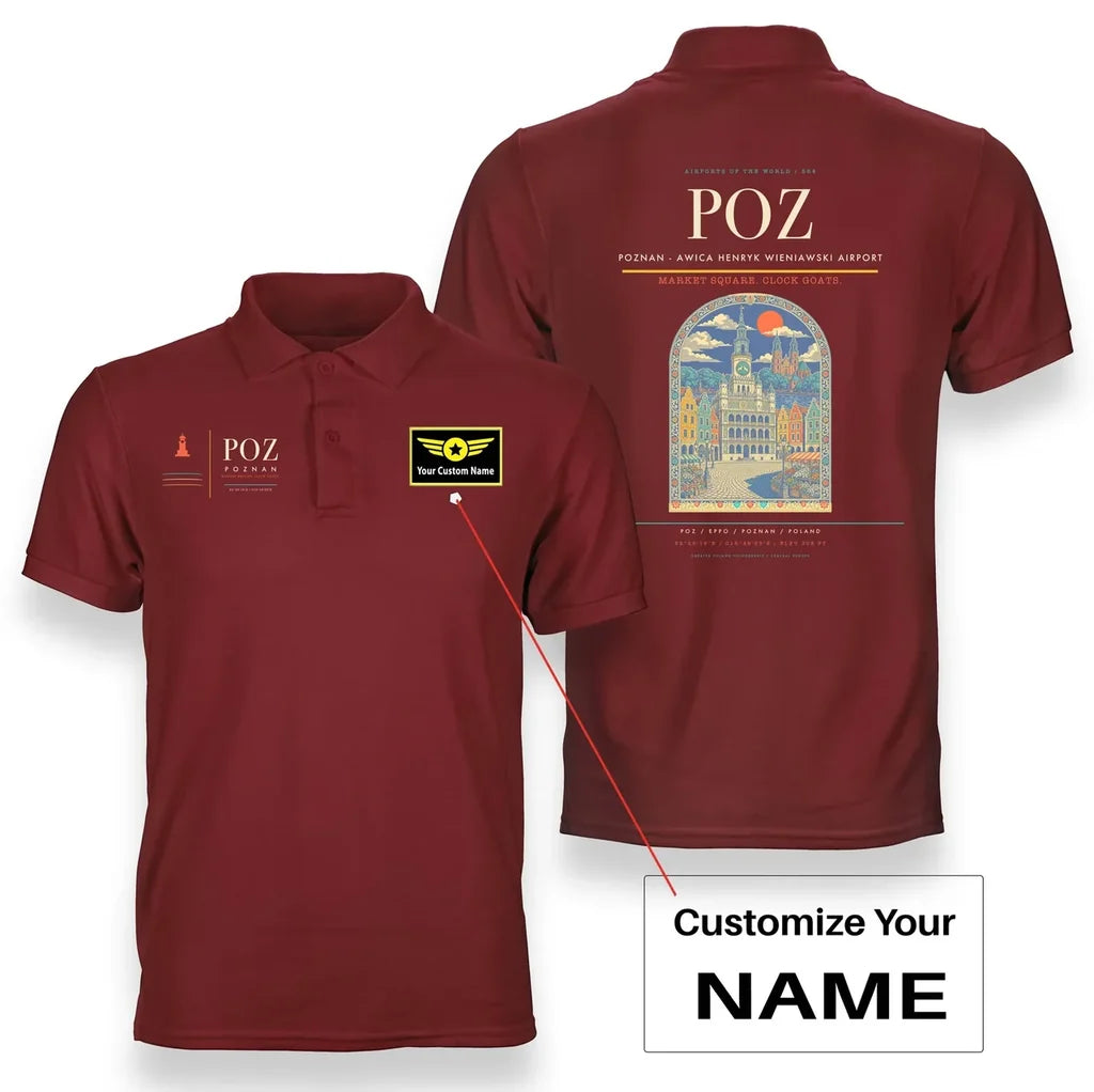 Poznan - awica Henryk Wieniawski Airport POZ Red+Name