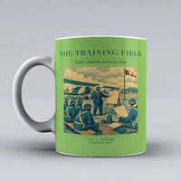 Thumbnail for VINTAGE G4009 - The Training Field - Ceramic Mug design on lightgreen