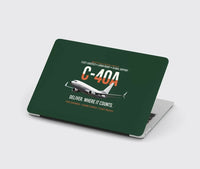 Thumbnail for C-40A Clipper Fleet Logistics Ready design on dark green MacBook case
