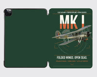 Thumbnail for Fairey Swordfish Mk I design on dark green ipad tablet case